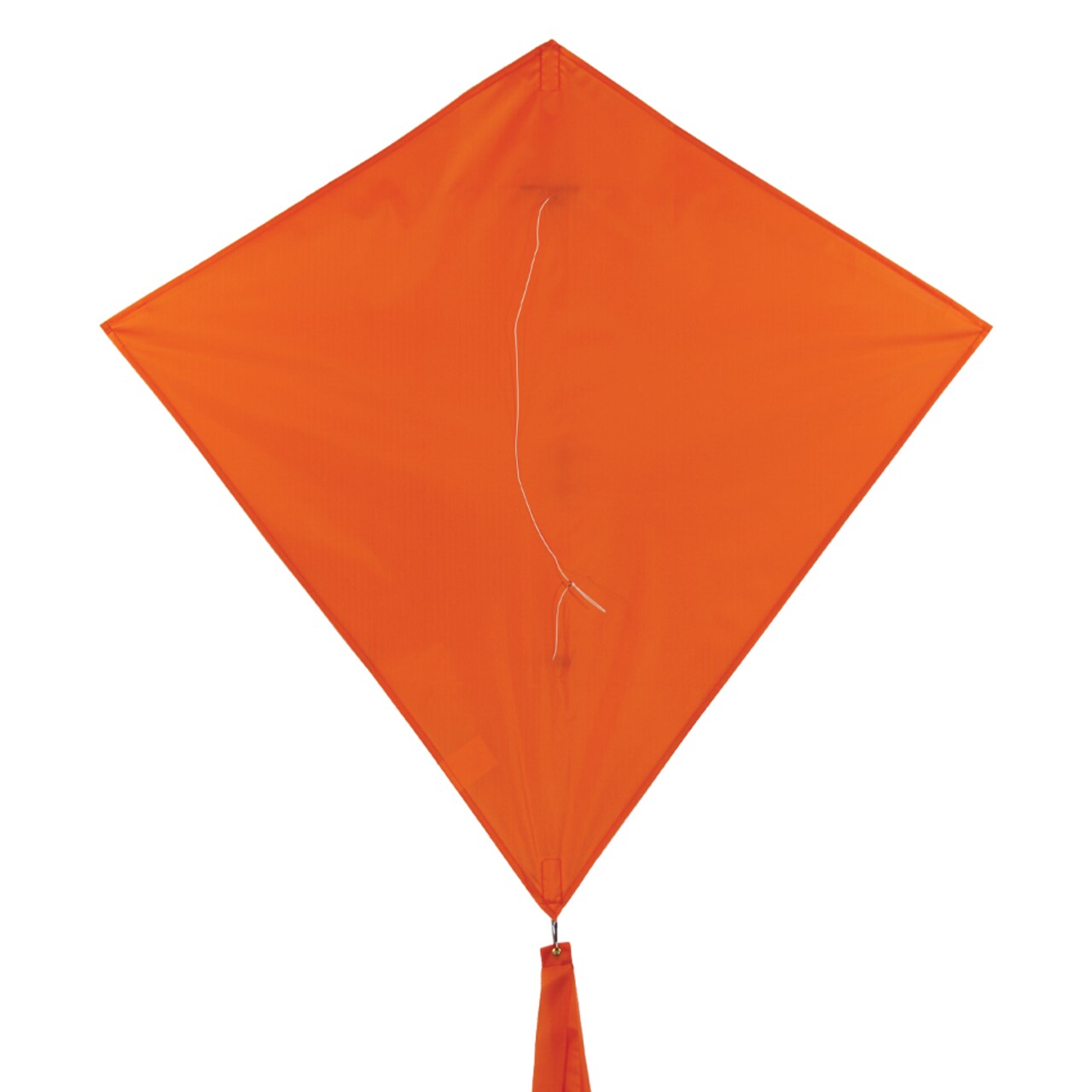 In the Breeze 3298 - Tangerine 30 Inch Diamond Kite - Solid Orange, Fun, Easy Flying Kite